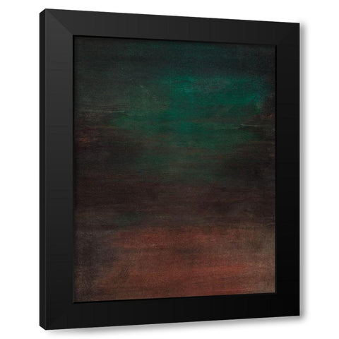 Jeweled Earth I Black Modern Wood Framed Art Print by Warren, Annie