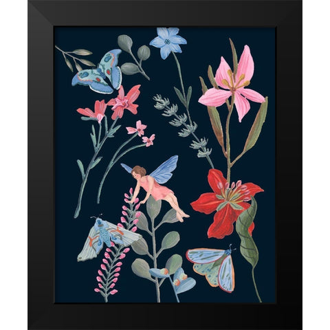 A Fairy Tale II Black Modern Wood Framed Art Print by Wang, Melissa