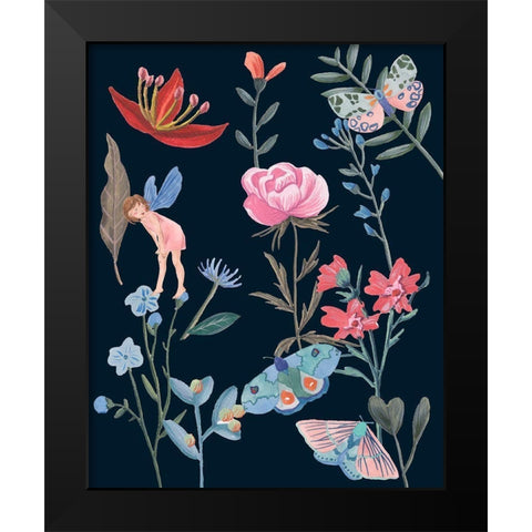 A Fairy Tale IV Black Modern Wood Framed Art Print by Wang, Melissa