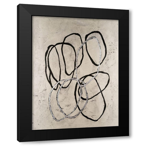 Disengage II Black Modern Wood Framed Art Print by Willett, Michael