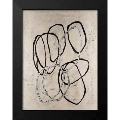 Disengage II Black Modern Wood Framed Art Print by Willett, Michael