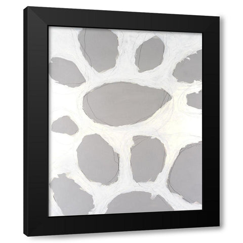 Sublunar I Black Modern Wood Framed Art Print with Double Matting by Willett, Michael