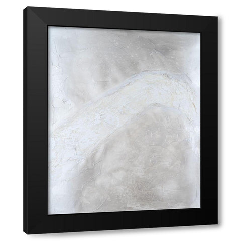 Snowdrift I Black Modern Wood Framed Art Print by Willett, Michael