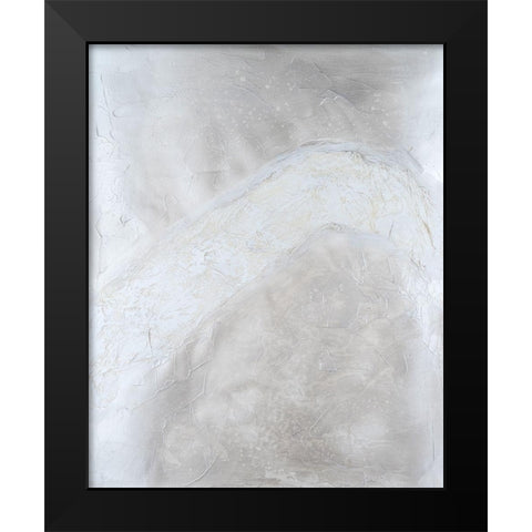 Snowdrift I Black Modern Wood Framed Art Print by Willett, Michael