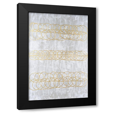Frosted Helix I Black Modern Wood Framed Art Print by Willett, Michael