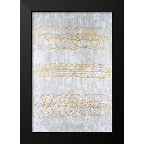 Frosted Helix I Black Modern Wood Framed Art Print by Willett, Michael