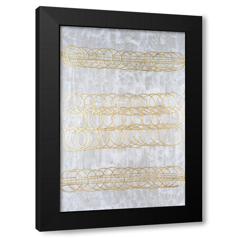 Frosted Helix II Black Modern Wood Framed Art Print by Willett, Michael