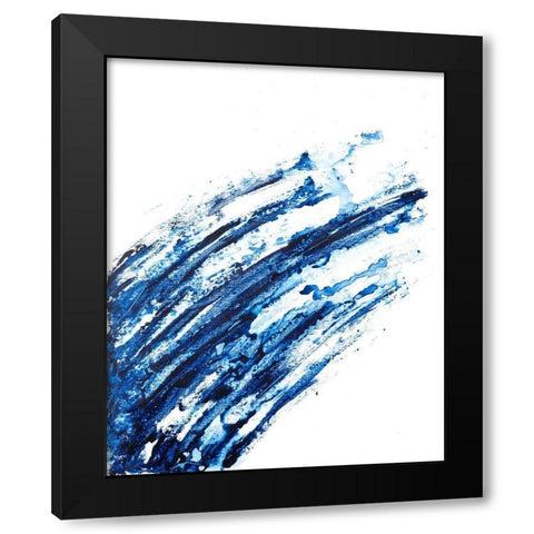 Indigo Arch I Black Modern Wood Framed Art Print by Willett, Michael