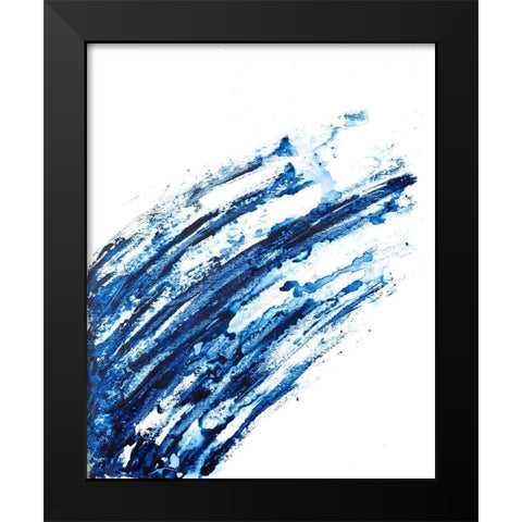 Indigo Arch I Black Modern Wood Framed Art Print by Willett, Michael