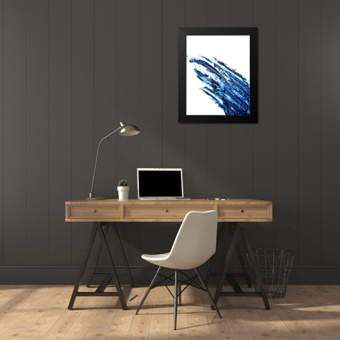 Indigo Arch II Black Modern Wood Framed Art Print by Willett, Michael