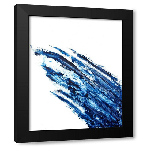 Indigo Arch II Black Modern Wood Framed Art Print with Double Matting by Willett, Michael