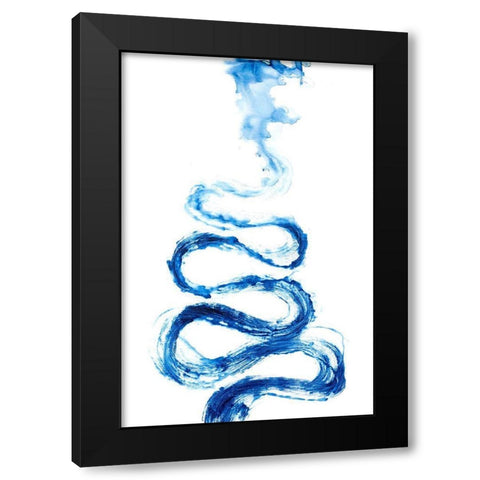 Indigo Vapor I Black Modern Wood Framed Art Print by Willett, Michael