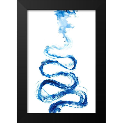 Indigo Vapor I Black Modern Wood Framed Art Print by Willett, Michael
