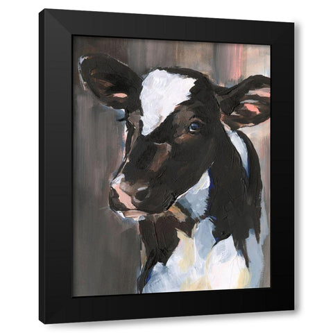 Bessie Blue Eyes II Black Modern Wood Framed Art Print by Parker, Jennifer Paxton
