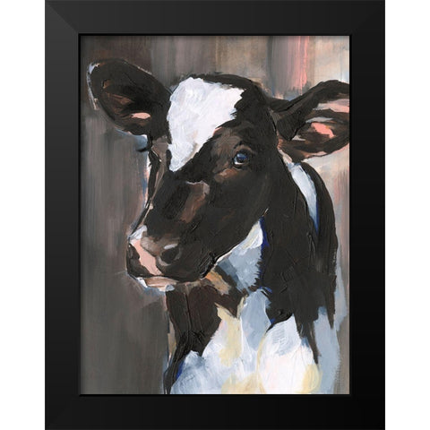 Bessie Blue Eyes II Black Modern Wood Framed Art Print by Parker, Jennifer Paxton
