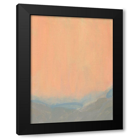 Sherbet Sunrise I Black Modern Wood Framed Art Print with Double Matting by Green, Jacob