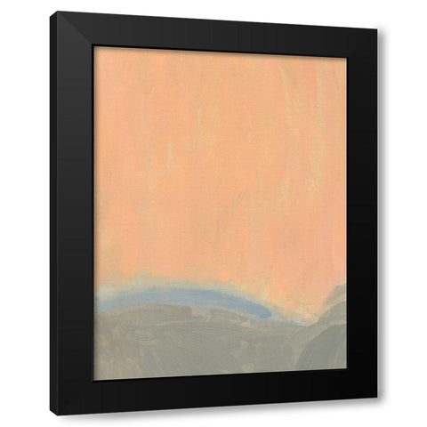 Sherbet Sunrise II Black Modern Wood Framed Art Print with Double Matting by Green, Jacob