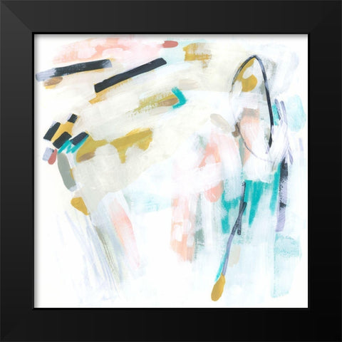 Trial Run I Black Modern Wood Framed Art Print by Vess, June Erica