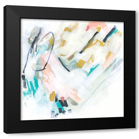 Trial Run II Black Modern Wood Framed Art Print by Vess, June Erica