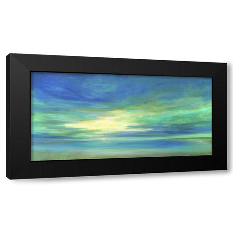 Tropical Dream Black Modern Wood Framed Art Print by Finch, Sheila