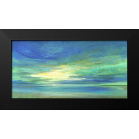Tropical Dream Black Modern Wood Framed Art Print by Finch, Sheila