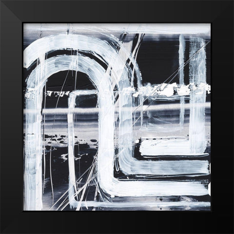 Turn Signal I Black Modern Wood Framed Art Print by Harper, Ethan