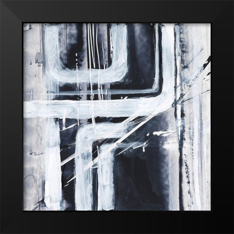 Turn Signal II Black Modern Wood Framed Art Print by Harper, Ethan