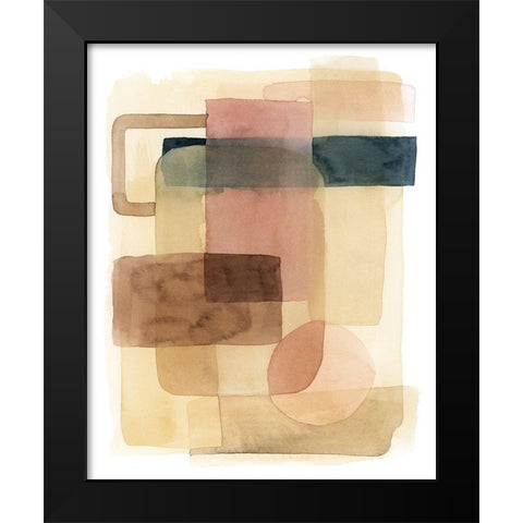 Sun and Sand II Black Modern Wood Framed Art Print by Popp, Grace