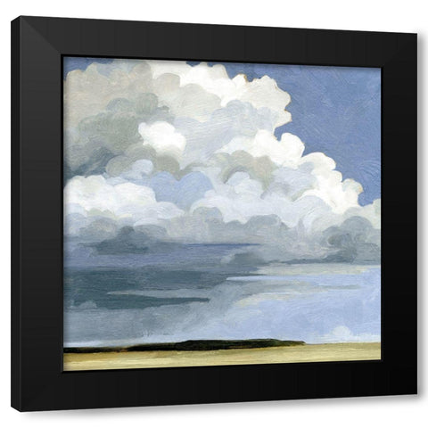 Dense Cumulus II Black Modern Wood Framed Art Print with Double Matting by Caroline, Emma
