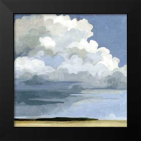 Dense Cumulus II Black Modern Wood Framed Art Print by Caroline, Emma