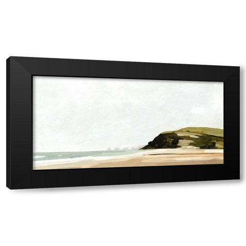 Pale Coast II Black Modern Wood Framed Art Print by Caroline, Emma