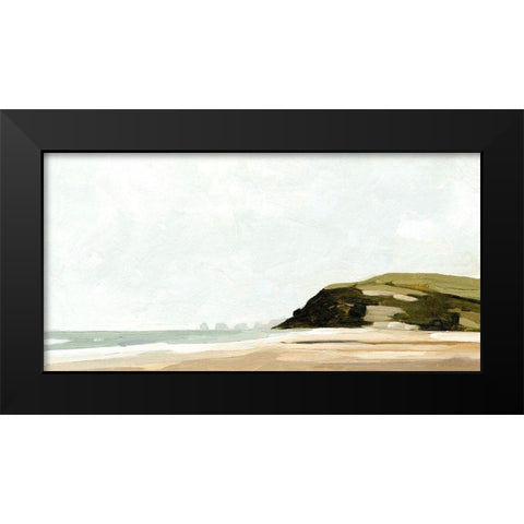 Pale Coast II Black Modern Wood Framed Art Print by Caroline, Emma