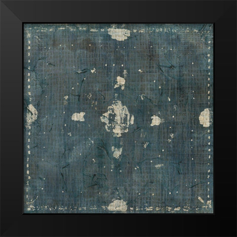 Freehand Batik I Black Modern Wood Framed Art Print by Vess, June Erica