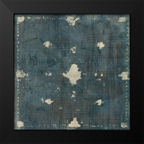 Freehand Batik II Black Modern Wood Framed Art Print by Vess, June Erica