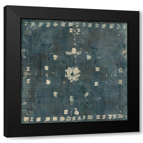 Freehand Batik IV Black Modern Wood Framed Art Print with Double Matting by Vess, June Erica