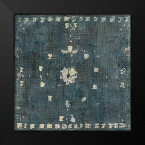 Freehand Batik IV Black Modern Wood Framed Art Print by Vess, June Erica