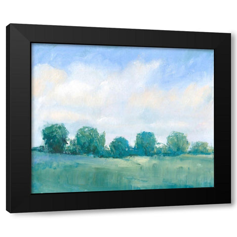 Summer Treeline I Black Modern Wood Framed Art Print by OToole, Tim