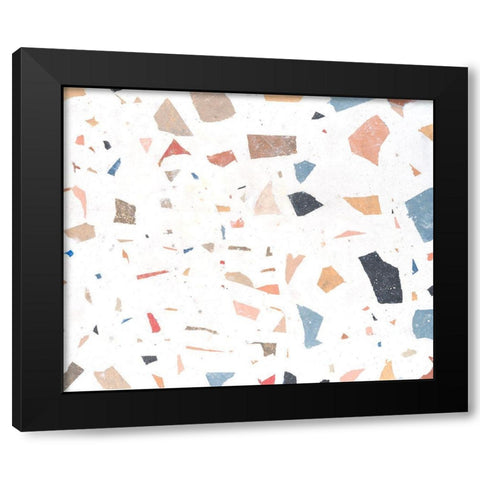 Confetti Abstract I Black Modern Wood Framed Art Print with Double Matting by OToole, Tim