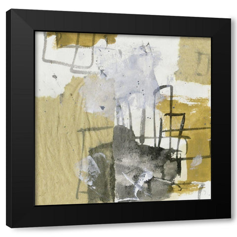 Loess Plateau II Black Modern Wood Framed Art Print with Double Matting by Wang, Melissa