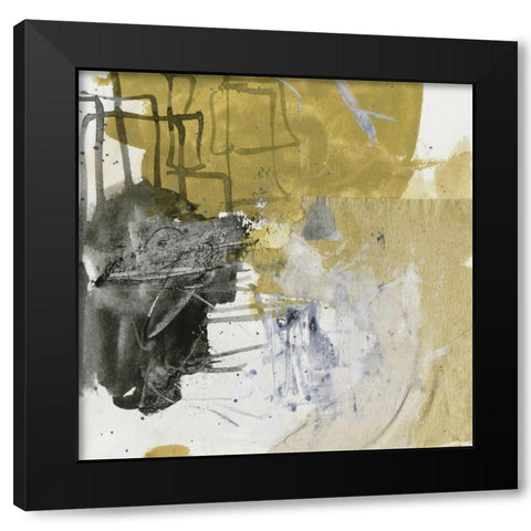 Loess Plateau III Black Modern Wood Framed Art Print with Double Matting by Wang, Melissa