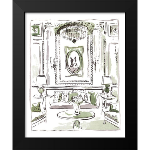 The Vintage Room III Black Modern Wood Framed Art Print by Wang, Melissa