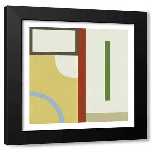 Pop Codes IV Black Modern Wood Framed Art Print with Double Matting by Wang, Melissa