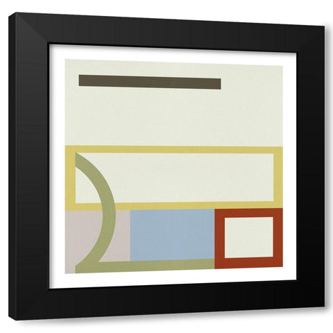 Pop Codes VIII Black Modern Wood Framed Art Print with Double Matting by Wang, Melissa