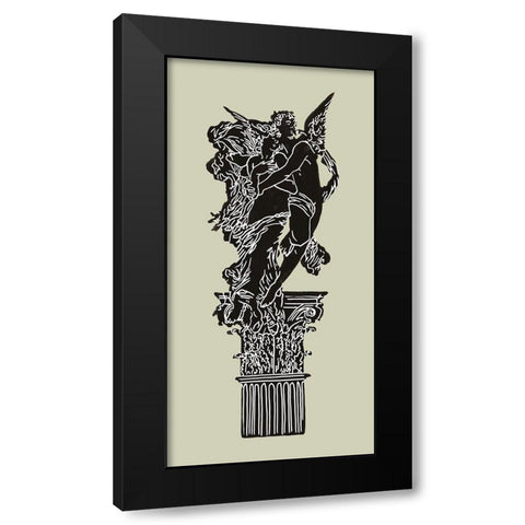 Magic Garden I Black Modern Wood Framed Art Print by Wang, Melissa