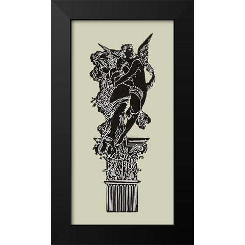 Magic Garden I Black Modern Wood Framed Art Print by Wang, Melissa