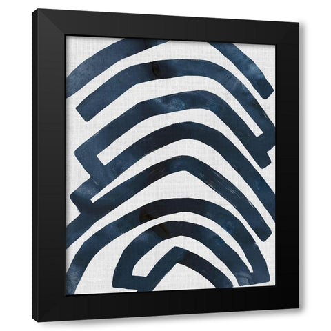 Ramblas I Black Modern Wood Framed Art Print with Double Matting by Vess, June Erica