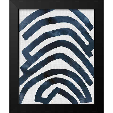 Ramblas I Black Modern Wood Framed Art Print by Vess, June Erica