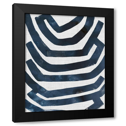 Ramblas II Black Modern Wood Framed Art Print by Vess, June Erica