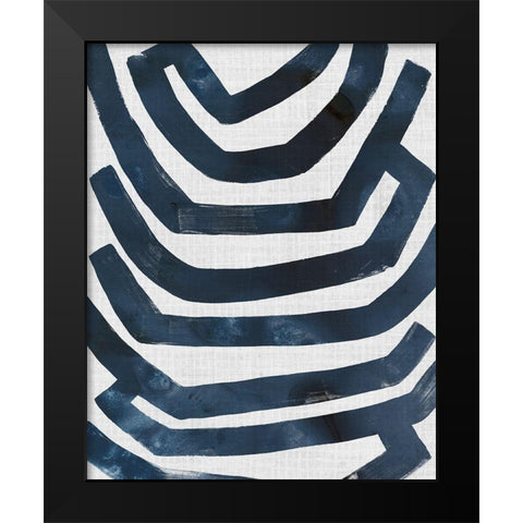 Ramblas II Black Modern Wood Framed Art Print by Vess, June Erica