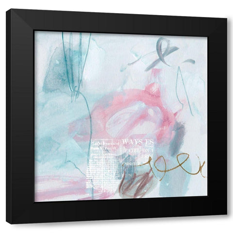 For Ages III Black Modern Wood Framed Art Print with Double Matting by Wang, Melissa